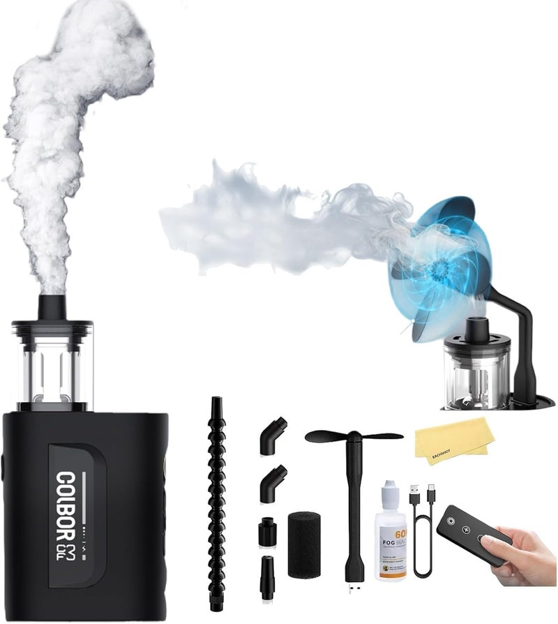  COLBOR CF3 Fog Machine for Outdoor Party Cosplay Halloween Rechargeable Smoke Machine Fog - Image 1